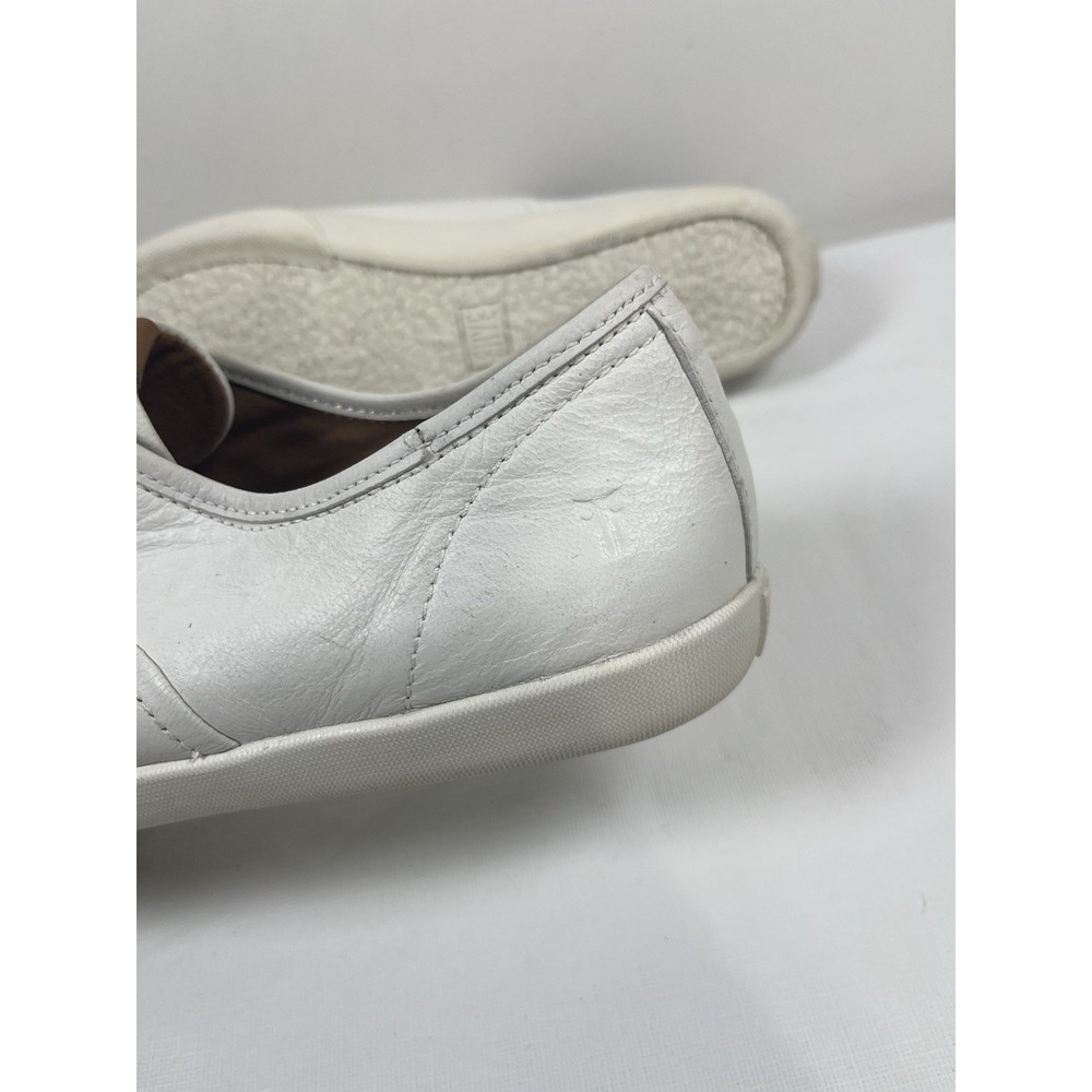 Frye Womens Maya CVO Slip On Sneakers White Leather Shoes 9M Casual Classic Fest - Picture 14 of 16